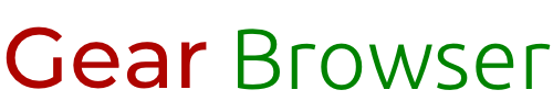 Gear Browser text logo